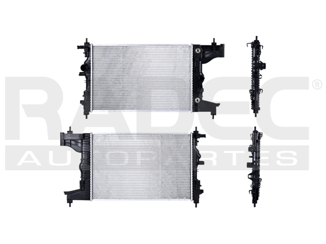 RADIADOR CV CRUZE 10-14 L4 1.8, 2.0 LTS C/S AA AUT 22 5/6X14 7/8X16MM ALUM SOLD POLAR