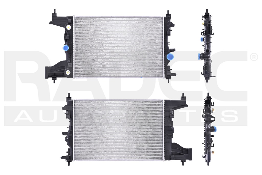 RADIADOR CV CRUZE 10-14 L4 1.8, 2.0 LTS C/S AA AUT 22 5/6X14 7/8X16MM ALUM SOLD NAC