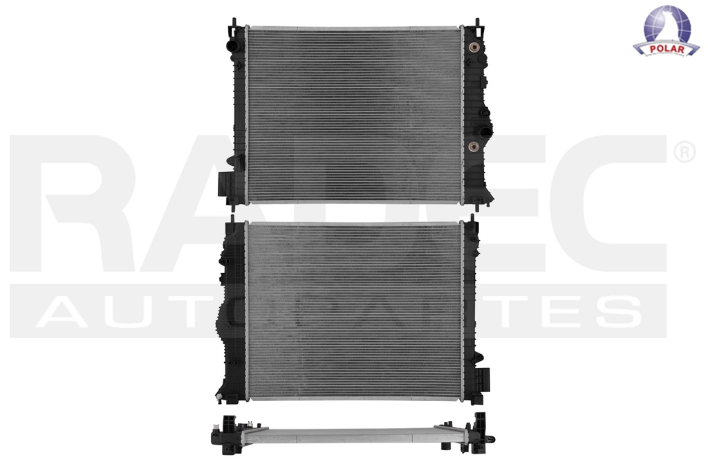 RADIADOR CV TRAX 13-20 L4 1.4 LTS C/S AA AUT 24 2/5X19 3/5X26MM ALUM SOLD POLAR