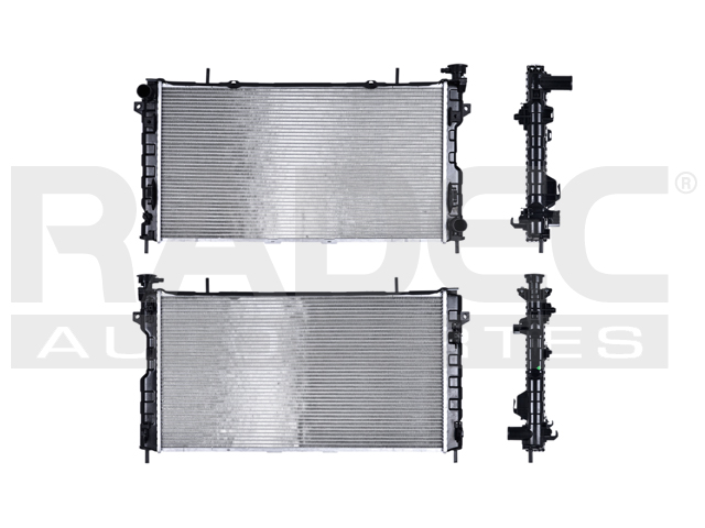RADIADOR CR CARAVAN/TOWN COUNTRY/VOYAGER/GRAND CARAVAN 05-07 V6 3.3 LTS AUT C/S AA 30 1/3X15 3/5X34MM ALUM SOLD POLAR