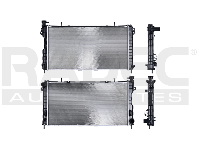 RADIADOR CR CARAVAN/TOWN COUNTRY/VOYAGER/GRAND CARAVAN/DG CARAVAN/GD CARAVAN 01-04 V6 3.3/3.8 LTS AUT C/S AA 30 1/3X16 1/3X34MM ALUM SOLD POLAR