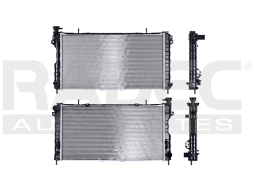 RADIADOR CR CARAVAN/TOWN COUNTRY/VOYAGER/GRAND CARAVAN/DG CARAVAN/GD CARAVAN 01-04 V6 3.3/3.8 LTS AUT C/S AA 30 1/3X16 1/3X34MM ALUM SOLD POLAR