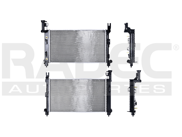 RADIADOR CR CARAVAN/VOYAGER/TOWN COUNTRY 93-95 L4 V6 2.5, 3.0 LTS C/S AA AUT 25 4/5X14 7/8X32MM ALUM SOLD POLAR