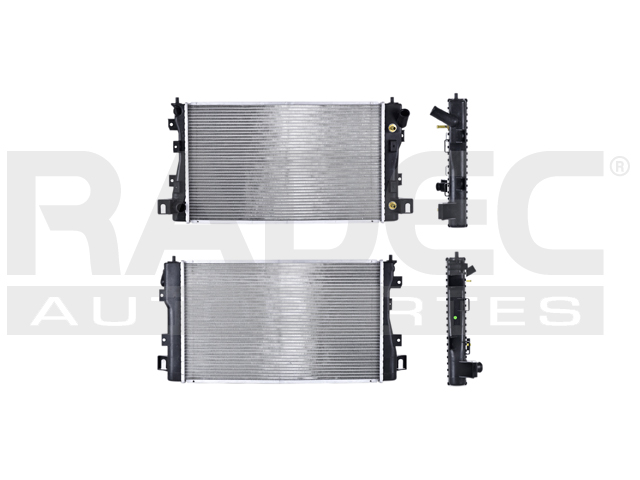 RADIADOR CR CONCORDE/INTREPID 93-97 V6 3.3, 3.5 LTS C/S AA AUT 25X14 7/8X32MM ALUM SOLD POLAR
