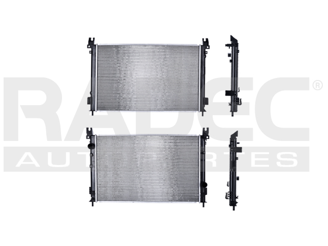 RADIADOR CR PACIFICA 04-06 V6 3.5 LTS C/S AA STD 27 5/9X17 2/3X26MM ALUM SOLD POLAR
