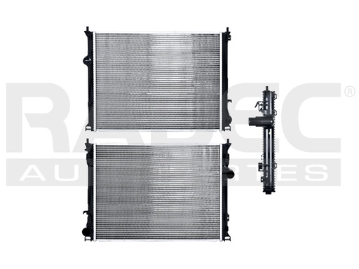 RADIADOR CR 300/CHALLENGER/CHARGER 09-19 V6 V8 2.7, 3.5, 3.6, 5.7, 6.1 LTS C/S AA STD 24X18 3/7X42MM ALUM SOLD POLAR