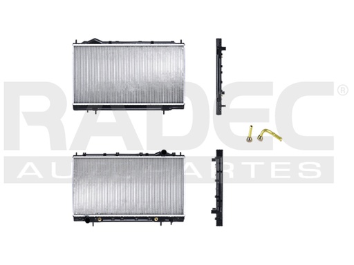 RADIADOR DG AVENGER/SEBRING/EAGLE TALON/ECLIPSE 95-99 L4 1.4, 2.0, 2.4 LTS C/S AA AUT 13 7/9X26 2/3X26MM ALUM SOLD POLAR