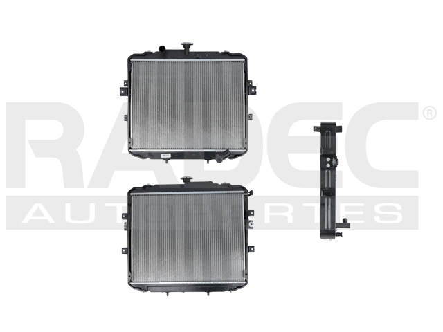 RADIADOR DG H-100 DIESEL 97-10 L4 2.5/2.6 LTS ESTANDAR