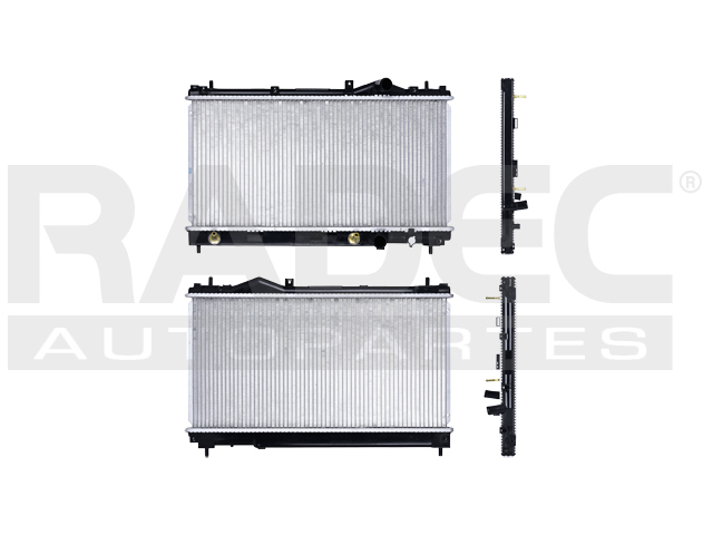 RADIADOR DG NEON 95-99 L4 2.0 LTS AMERICANO C/S AA AUT 11 4/5X23 1/2X16MM ALUM SOLD POLAR