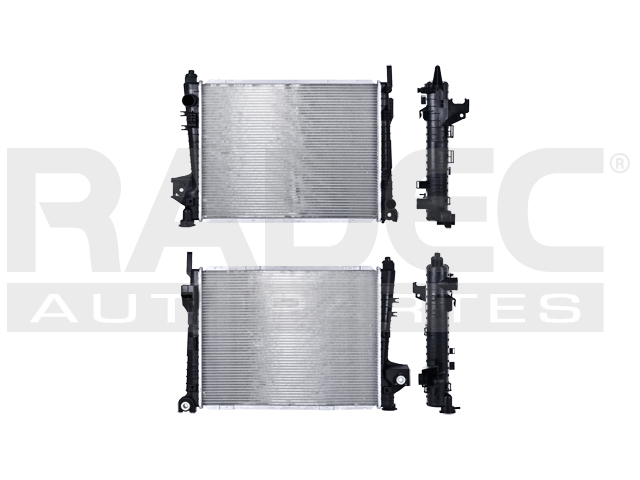 RADIADOR DG RAM 1500/2500/3500 02-08 V6 3.7 LTS/V8 4.7, 5.7, 5.9 LTS AUT C/S AA 24 1/4X18 5/6X26MM ALUM SOLD POLAR
