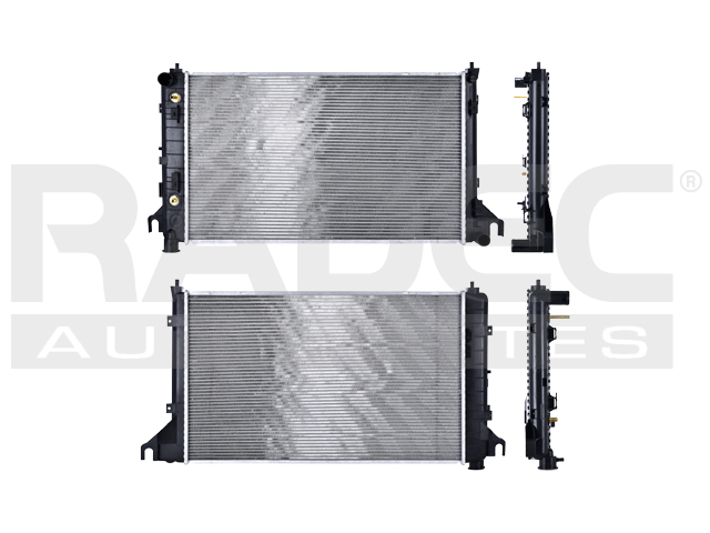 RADIADOR DG NEW RAM 98-02 V8 5.9 LTS C/S AA AUT 31 1/2X19 1/5X32MM ALUM SOLD POLAR