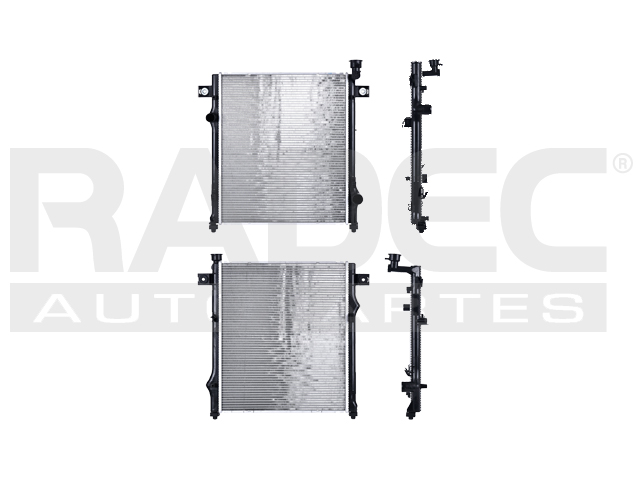 RADIADOR DG NITRO 07-12 V6 3.7 LTS AUT C/AA 19 7/8X24X26MM ALUM SOLD POLAR