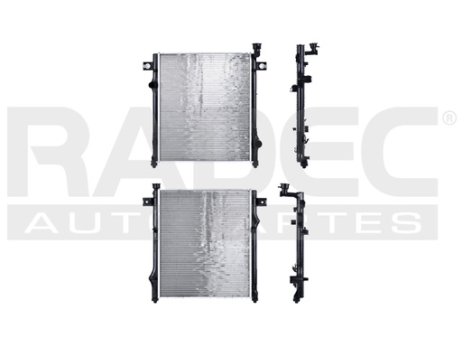 RADIADOR DG NITRO 07-12 V6 3.7 LTS AUT C/AA 19 7/8X24X26MM ALUM SOLD POLAR