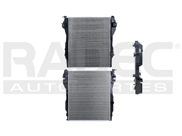 RADIADOR DG RAM 2500/3500/4500/5500 10-12 L6 6.7 LTS AUT DIESEL 26 4/7X32 3/5X42MM ALUM SOLD POLAR