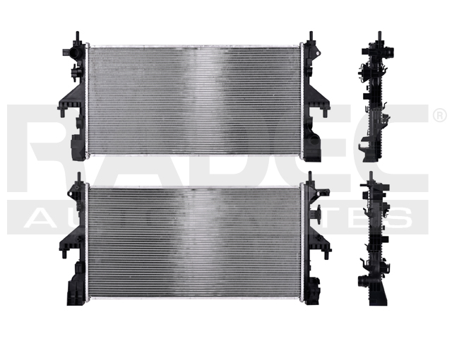 RADIADOR DG RAM PROMASTER 14-23 V6 3.6 LTS STD GAS/DIESEL 30 2/3X15 1/3X32MM ALUM SOLD