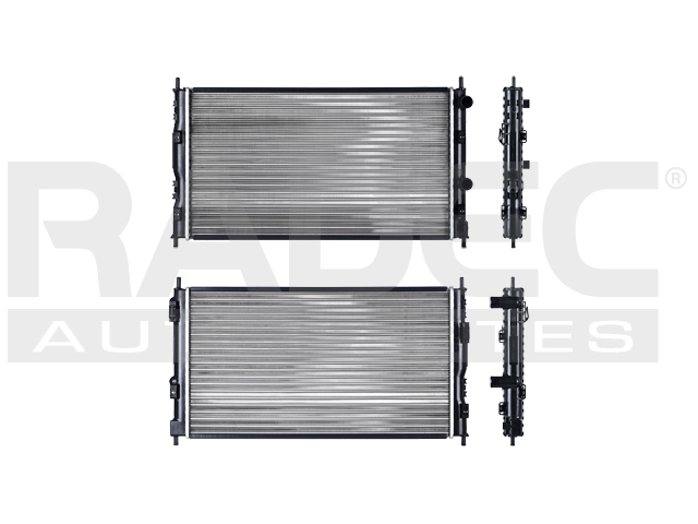 RADIADOR DG STRATUS/SEBRING/CIRRUS 01-06 L4 2.4 LTS/V6 2.7 3.0 LTS AUT C/AA 26 4/7X14 7/8X32MM ALUM SOLD POLAR