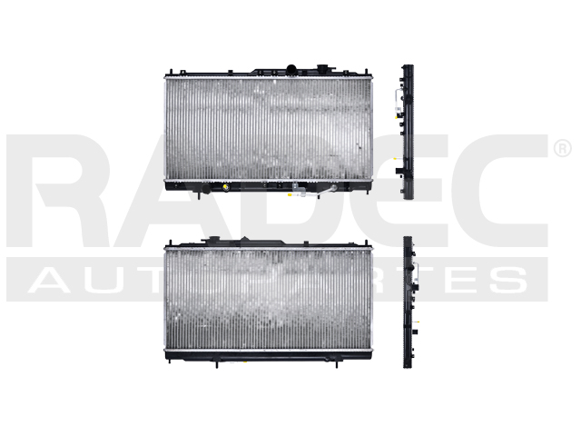 RADIADOR DG STRATUS/ECLIPSE/SEBRING 00-06 V6 2.7, 3.0 LTS C/S AA AUT 13 7/9X27 7/8X26MM ALUM SOLD POLAR