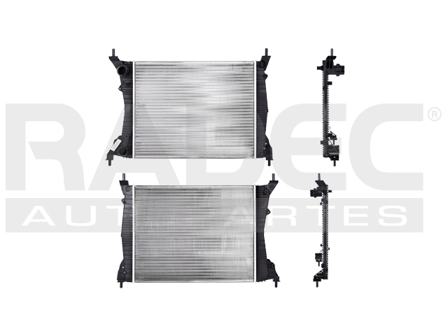 RADIADOR FT PALIO 13-17 1.4 LTS/UNO 13-17 1.4 LTS/MOBI 17-18 1.0 LTS/DG VISION 15-18 1.6 LTS C/S AA STD/AUT 18 8/9X15 2/5X18MM ALUM SOLD VALEO