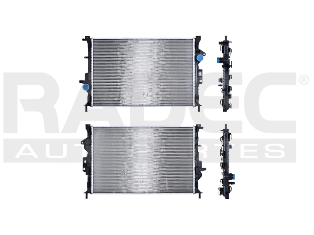 RADIADOR FD ESCAPE 13-16/TRANSIT 14-18 L4 1.6, 2.0, 2.5 LTS AUT C/AA 26 3/8X17 5/9X26MM ALUM SOLD POLAR