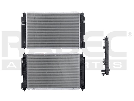 RADIADOR FD ESCAPE 08-12 L4 2.5 LTS C/S AA STD 27 5/9X17 2/3X26MM ALUM SOLD POLAR