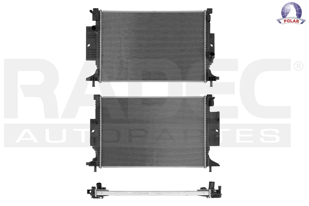RADIADOR FD ESCAPE 17-19 L4 1.5, 2.0, 2.3 LTS AUT C/S AA 26 1/2X17 5/9X26MM ALUM SOLD POLAR