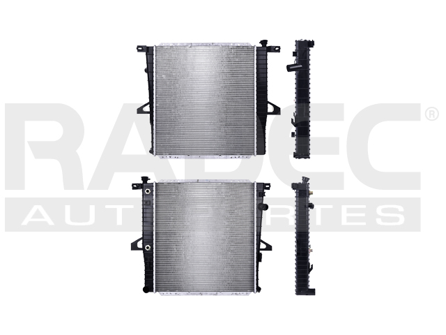 RADIADOR FD EXPLORER 00-05 V6 4.0 LTS C/S AA AUT 20 6/7X23X1/2X26MM ALUM SOLD POLAR