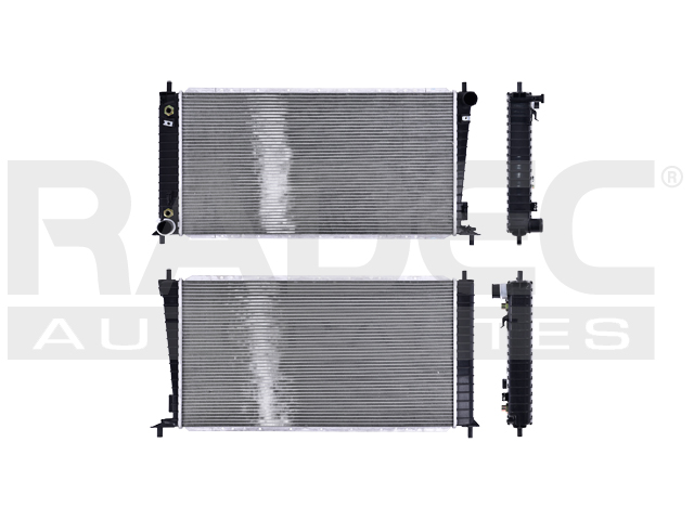 RADIADOR FD F-150/F-250/F-350/EXPEDITION/LOBO/NAVIGATOR 97-03 V8 4.6, 5.4 LTS C/S AA AUT 31 8/9X16 6/7X56MM ALUM SOLD POLAR