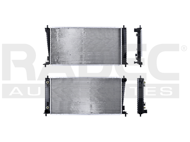 RADIADOR FD F-150/F-250/F-350 KING RANCH, HARLEY/LOBO/EXPEDITION EDDIE BAUER/NAVIGATOR 99-04 V6, V8 4.2, 4.6, 5.4 LTS AUT C/S AA 31 8/9X17X26MM ALUM SOLD POLAR