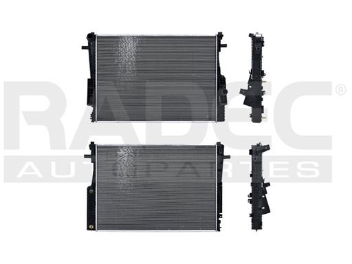 RADIADOR FD SUPER DUTY F-250/F-350/F-450 DIESEL 08-10 V8 6.4 LTS C/S AA AUT 37X27X68MM ALUM SOLD POLAR