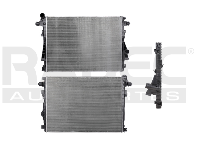 RADIADOR FD F-250/F-350/F-450/F-550 11-16 V8 6.7 LTS DIESEL C/S AA STD 38 2/5X27 7/8X42MM ALUM SOLD POLAR