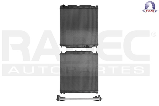 RADIADOR FD F-250/F-350/F-450/F-550 05-07 V6,V8,V10 5.4, 6.0, 6.8 LTS S/AA AUT 28 3/7X29 5/6X32MM ALUM SOLD POLAR