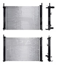 RADIADOR FD FIESTA 01-04 L4 1.4/1.6 LTS C/AA STD 19 2/3X14X22MM ALUM SOLD POLAR