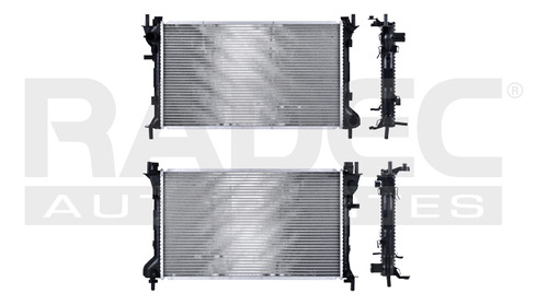 RADIADOR FD FOCUS 00-07 L4 2.0, 2.3 LTS AUT/STD C/S AA 23 5/8X13 5/7X26MM ALUM SOLD POLAR