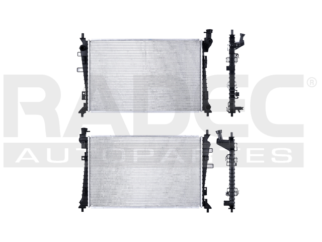 RADIADOR FD FOCUS 08-11 L4, L5 2.0, 2.5 LTS C/S AA STD 26 7/9X16 6/7X16MM ALUM SOLD POLAR