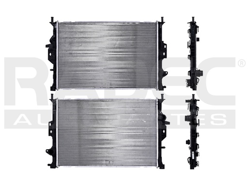 RADIADOR FD FOCUS ST 13-18 L4 2.0 LTS STD TURBO C/A 30 1/8X17 5/9X26MM ALUM SOLD POLAR