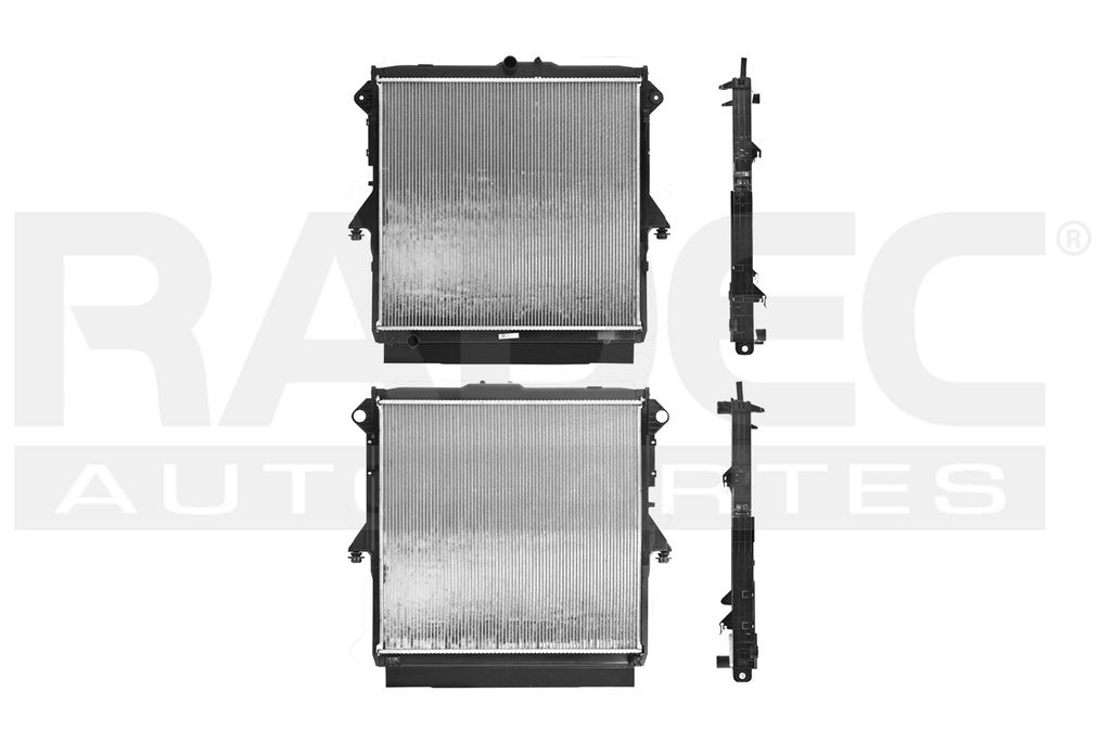 RADIADOR FD RANGER 13-16/CREW CAB 18-19 L4 2.5 LTS C/S AA STD 23 5/6X25X26MM ALUM SOLD POLAR