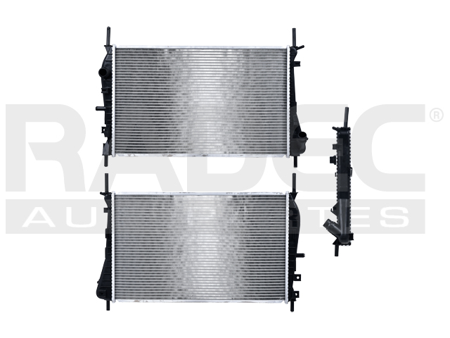 RADIADOR FD MONDEO 03-05 L4 2.0, 2.2 LTS C/S AA STD 24 2/5X14 7/8X26MM ALUM SOLD POLAR