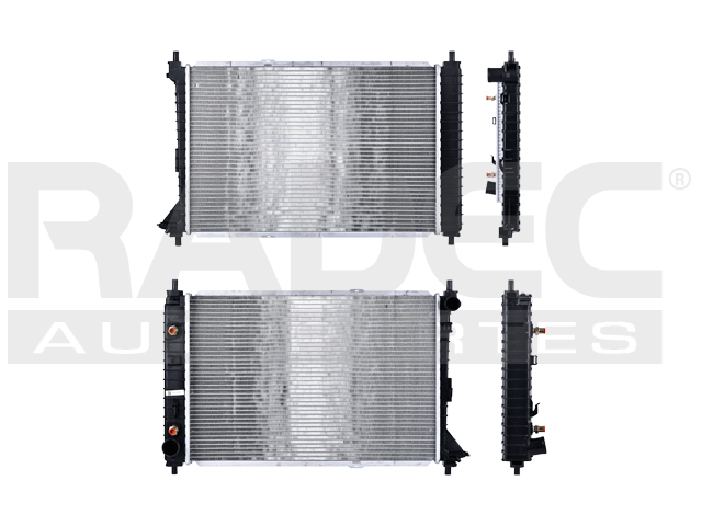 RADIADOR FD MUSTANG 97-04 V8 4.6 LTS AUT 25X16 4/5X26MM ALUM SOLD POLAR