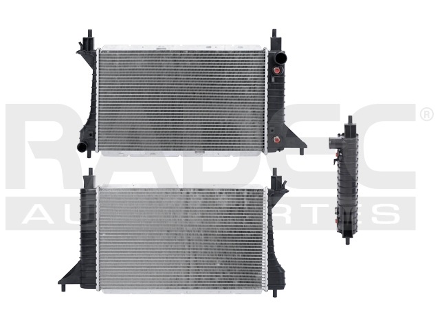 RADIADOR FD MUSTANG GT/COBRA 96 V8 4.6 LTS C/S AA AUT 24X14X26MM ALUM SOLD POLAR
