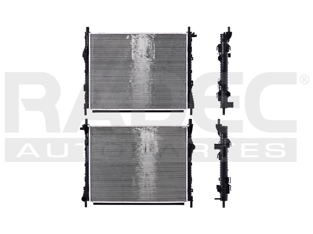 RADIADOR FD MUSTANG 15-23 V6 3.7/V8 5.0, 5.2 LTS AUT C/AA 25 2/7X19 5/7X36MM ALUM SOLD POLAR