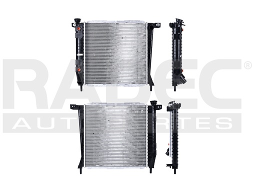 RADIADOR FD RANGER/BRONCO/EXPLORER/B3000 85-94 V6 2.8, 2.9, 3.0, 4.0 LTS AUT C/S AA 18X18X26MM ALUM SOLD POLAR