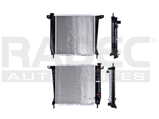 RADIADOR FD RANGER 85-94 L4 2.0 2.3 LTS AUT S/AA 18X18 1/9X16MM ALUM SOLD POLAR