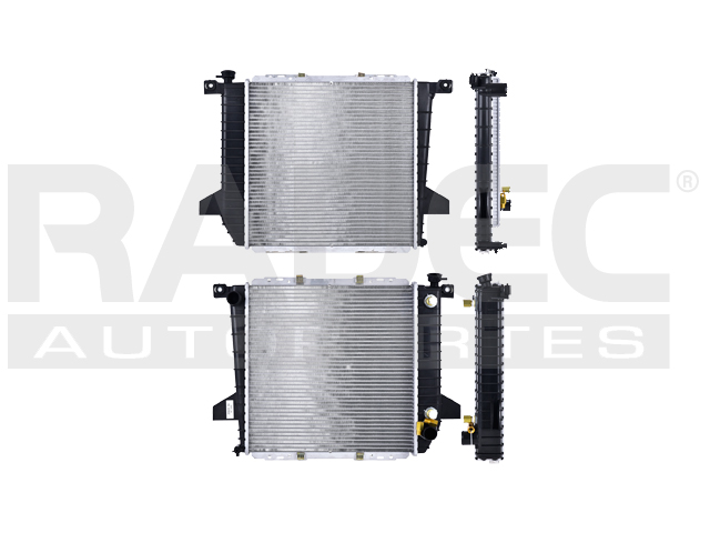 RADIADOR FD RANGER/F-100/MZ B2300 95-97 L4 2.3 LTS AUT C/S AA 18X18 1/9X16MM ALUM SOLD POLAR