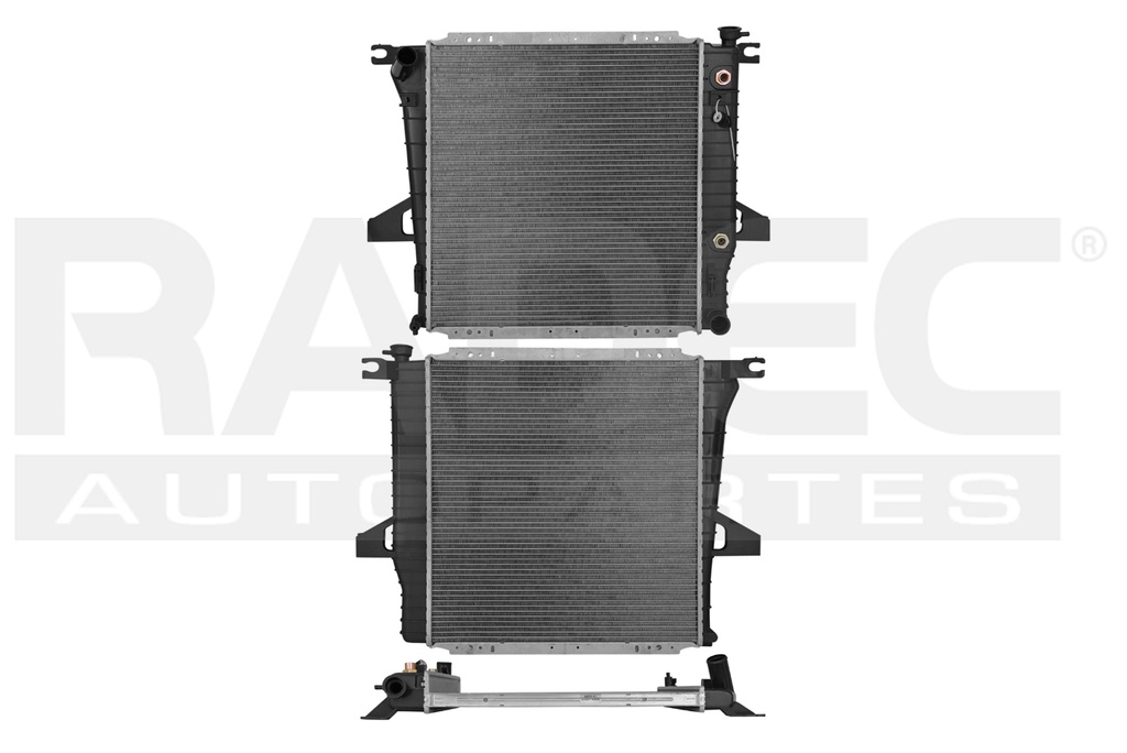 RADIADOR FD RANGER/F-100/B2500 98-01 L4 2.5 LTS AUT C/S AA 20X21 1/16X26MM ALUM SOLD NAC
