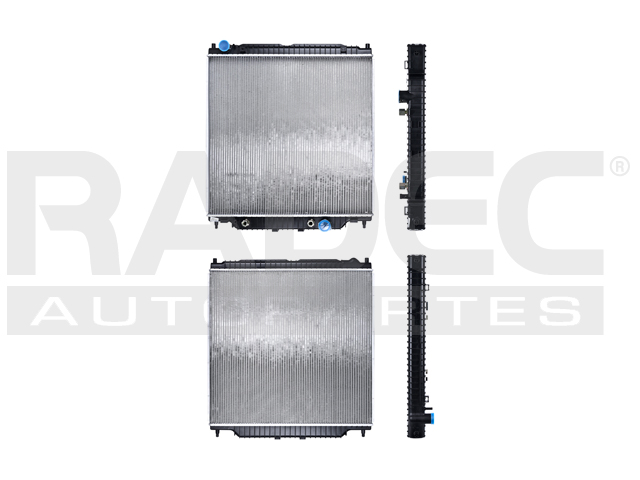 RADIADOR FD SUPER DUTY/PICK UP/F-250 03-04 DIESEL V8 6.0 LTS C/S AA AUT 28 3/7X29 4/9X48MM ALUM SOLD POLAR