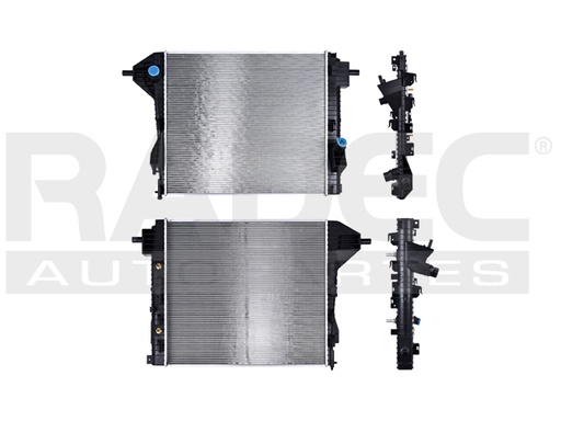RADIADOR FD SUPER DUTY 08-16 V8/V10 5.4/6.2/6.8 LTS C/S AA AUT 30 1/2X27X26MM ALUM SOLD POLAR