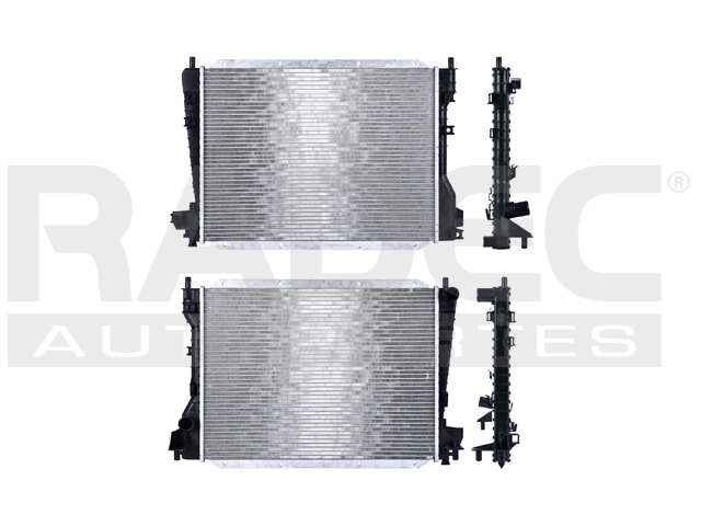 RADIADOR FD THUNDERBIRD/JAGUAR/SUPERV8/VANDEN 02-05 V6/V8 3.0/3.9 LTS C/S AA STD 24 1/7X18X26MM ALUM SOLD POLAR