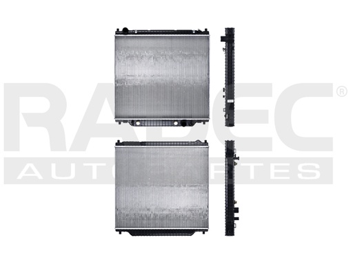 RADIADOR FD EXCURSION/SUPER DUTY/F-150/F-250/LOBO 00-05 V8 5.4 LTS C/S AA AUT 26 1/2X29 4/9X26MM ALUM SOLD POLAR