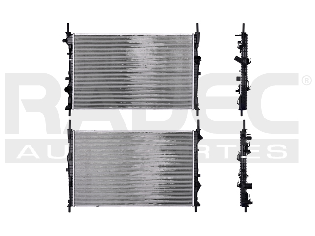 RADIADOR FD TRANSIT 15-19 L5 3.2 LTS/V6 3.5, 3.7 LTS AUT C/S AA GAS/DIESEL 30 1/4X18 2/3X26MM ALUM SOLD