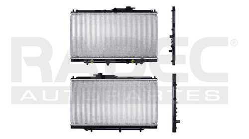 RADIADOR HD ACCORD 94-97 L4 2.2/2.3 LTS C/S AA AUT 13 7/9X26 2/3X16MM ALUM SOLD POLAR
